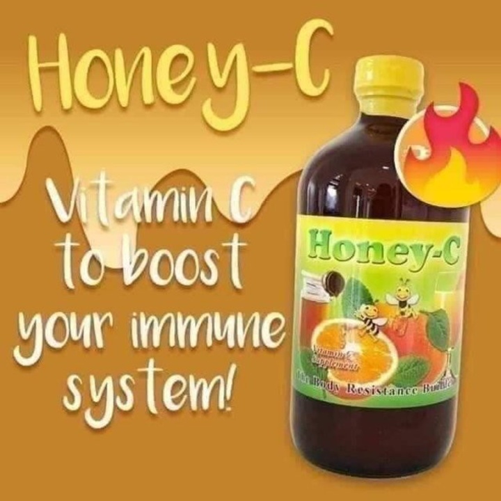 HONEY C VITAMIN C SUPPLEMENT 500 ml HONEY C SYRUP VITAMINS CONTAINS