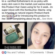 Kombucha+Macha Cleansing Toning Moisturizing Facial Set