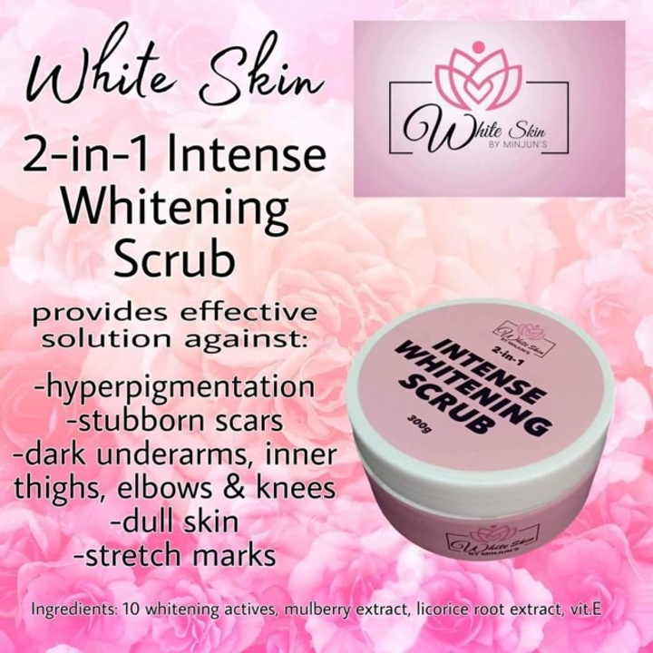 White Skin by Minjun’s INTENSE Whitening Scrub 300G at 290.00 from