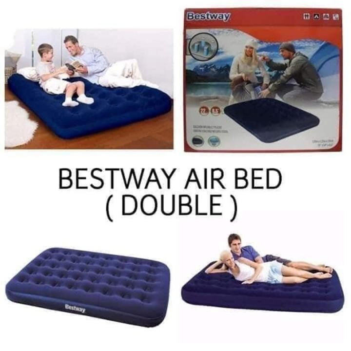 Double air bed at 850.00 from Bulacan. LookingFour Buy & Sell Online