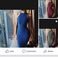 Pretty  plain sleeveless dress