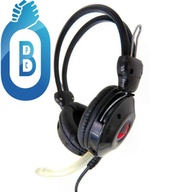 HEADSET, HEAVY DUTY, ALLAN INVONS, (BLACK), 1.5 meter cable