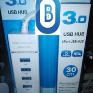 USB HUB 3.0 SUPER SPEED 5-GBPS WITH LED INDICATION 4 PORTS 30CM