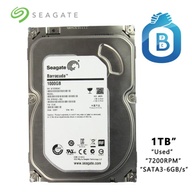 HARD DISK DRIVE (HDD), DESKTOP (SEAGATE, WD) 1TB, SATA 6Gb/s, 64MB Cache 3.5 Inch (SECOND HAND)