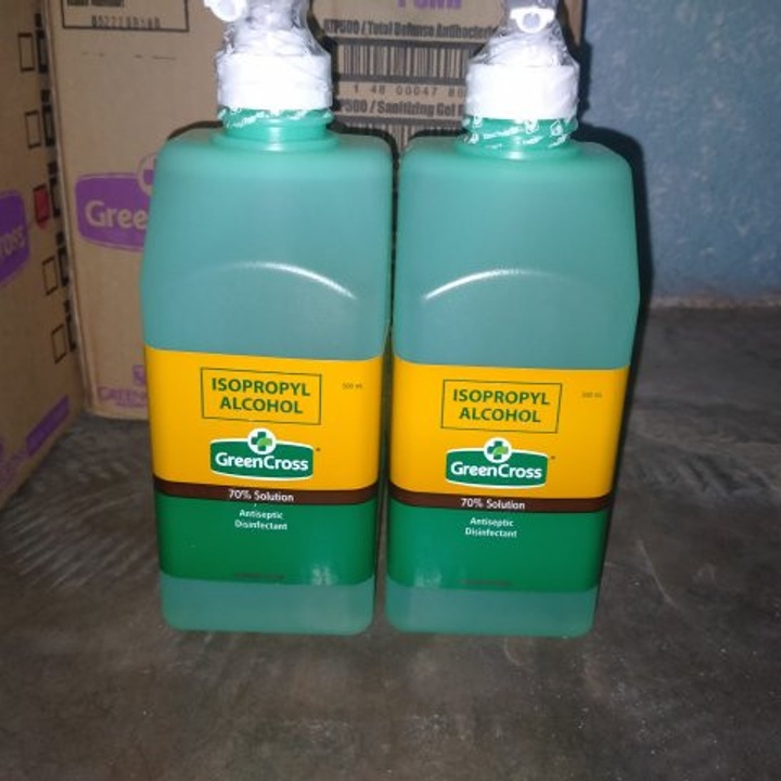 GreenCross Isopropyl Alcohol with pump 500ml 2 Bottles at 500.00 from