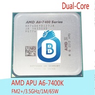 AMD A6 7400 2 Cores & 2 Threads 3.5 GHz Clock Speed 3.9 GHz Maximum Turbo Frequency FM2+ Socket