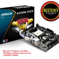MOTHERBOARD, ASRock A55M-DGS (Socket FM1, DDR3, SATA 300, Micro ATX, PCI Express 2.0, 5)
