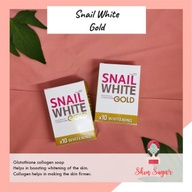 Snail White Gold Glutathione Collagen Soap x10 Whitening
