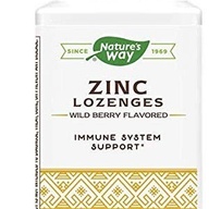 NATURE'S WAY ZINC LOZENGES WILD BERRY FLAVOR LOZENGES IMMUNE BOOSTER VITAMIN SUPPLEMENT