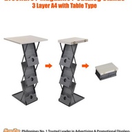 Brochure Stand 3 Layer with Table Top A4