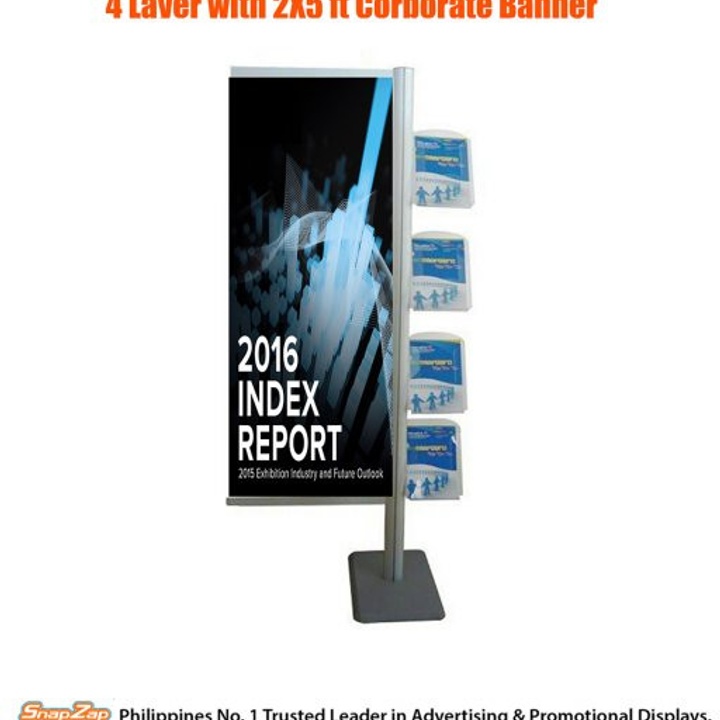 Brochure Stand 4 Layer Type with Banner Stand at 7900.00 from City of