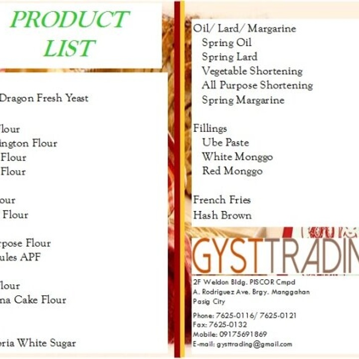 Flour and Yeast at 100.00 from National Capital Region (NCR