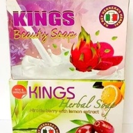 2 PIECES KINGS BEAUTY SOAP AND KINGS HERBAL SOAP