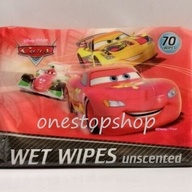 Disney Cars Baby Wet Wipes Unscented 70 sheets