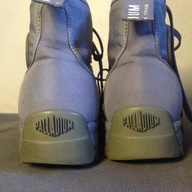 Original Preloved Palladium boots for women  (gray) on hand