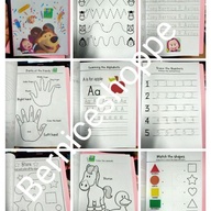 Personalized Workbook/Activity book for kids Kinder