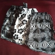 Black N White Dolphin Shorts