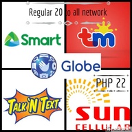 Regular Load 20 to All network for 20 PHP only