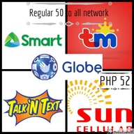 Regular load 50 to all network for only 50 PHP only
