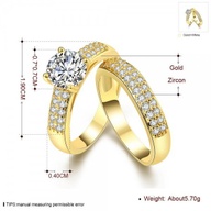 Tower Ring 18k Gold Plated