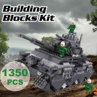 9910-2 Military Model TankAtomic Building Blocks Kit 1350pcs Gift Toy for Kids