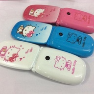 Hello Kitty Flip Mobile Phones W-88/ LED light support
