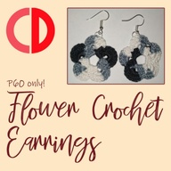 Handmade Flower Crochet Earrings