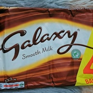 GALAXY SMOOTH MILK CHOCOLATES (4 bars pack)