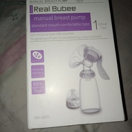 Bubee Manual Breast Pump Clear color