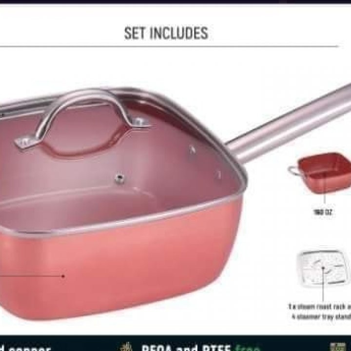 4pcs Copper Cookware set at 800.00 from City of Manila. LookingFour