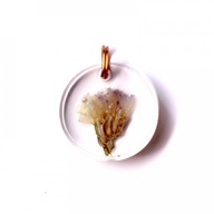 Preserved Dried Flower Necklace/Keychain Pendant (No chain included)