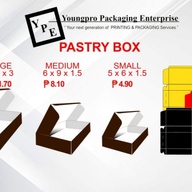 meal boxes and assorted pastry boxes