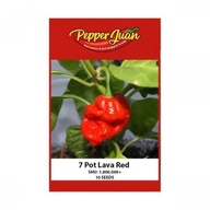 7 Pot Lava Red Pepper Seeds