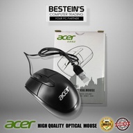 ACER (MOS-2WUBB1) Mouse Optical USB type,  wired mouse, 1000dpi