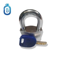 Padlock Heavy Duty lock, Hardened Metal Stainless Steel Locker, includes 1 Key