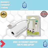 USB 2.0 ETHERNET ADAPTER FOR PC AND LAPTOP