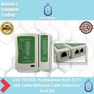 LAN TESTER, Professional RJ45 RJ11 LAN Cable Network Cable Detector/  Tool Kit