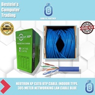 NEUTRON XP CAT6 UTP CABLE, INDOOR TYPE, 305 METER NETWORKING LAN CABLE BLUE