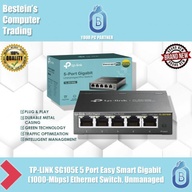 TP-LINK SG105E 5 Port Easy Smart Gigabit Ethernet Switch, Unmanaged