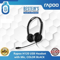 Rapoo H120 USB Headset, with Mic, COLOR BLACK