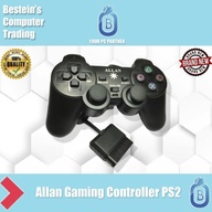 Allan Gaming Wired Controller PS2, 1.8 meter long, Black