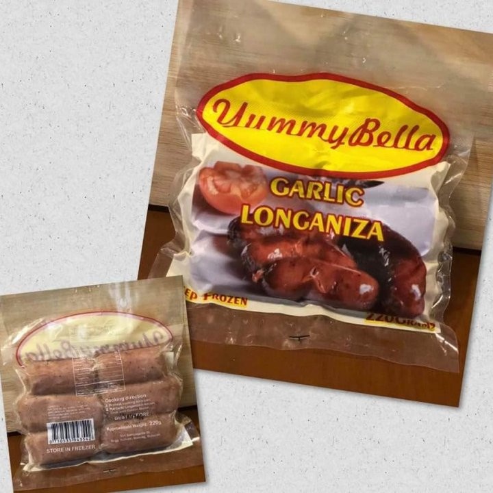Yummy Bella Garlic Longaniza 220g at 62.00 from City of Marikina