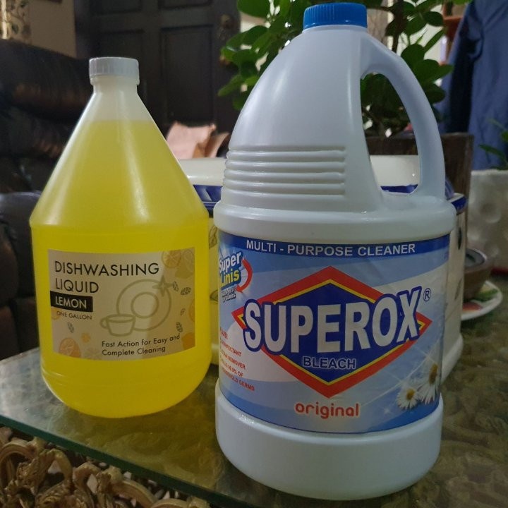 Superox Bleach and Dishwashing Liquid at 200.00 from Quezon City