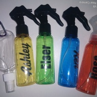 Personalized spray bottle