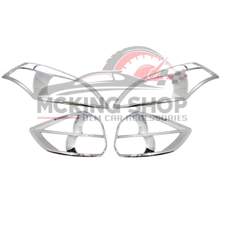 Suzuki Ertiga 20142018 Headlight & Tail lIght Garnish Cover Chrome at