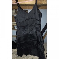 Black satin dress for sale
