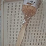 Loofah Scrub with Wooden Handle