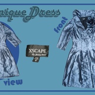 Unique Party Korean Dress | Shiny Dress | With Rose Design  | Korean Bale | Washed | Preloved