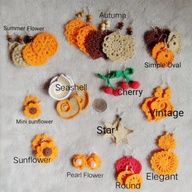 Handmade crochet FASHION EARRINGS