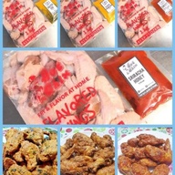 flavored chicken wings